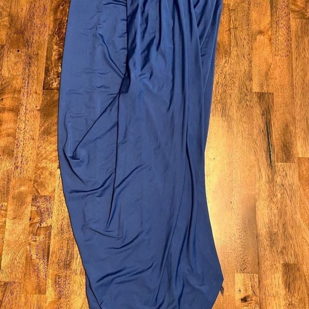 Royal blue skirt small‎ NWOT stretch polyester